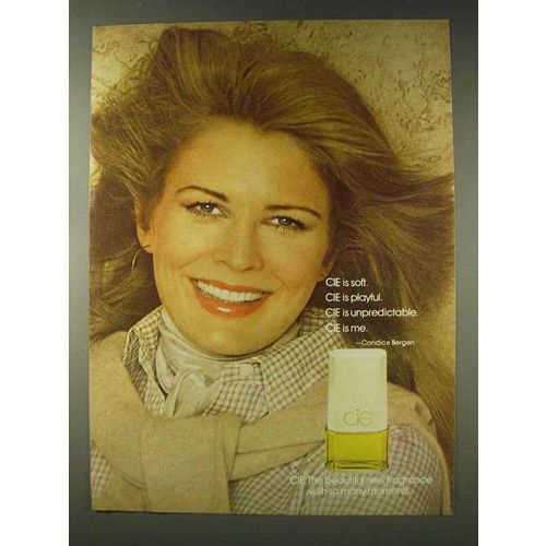 1978 CIE Perfume Ad - Candice Bergen