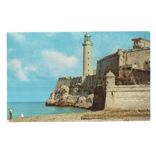CASTILLO DEL MORRO, HAVANA, CUBA unused vintage postcard =