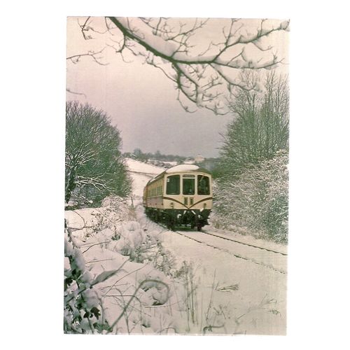 WEST SOMERSET RAILWAY, unused vintage postcard #