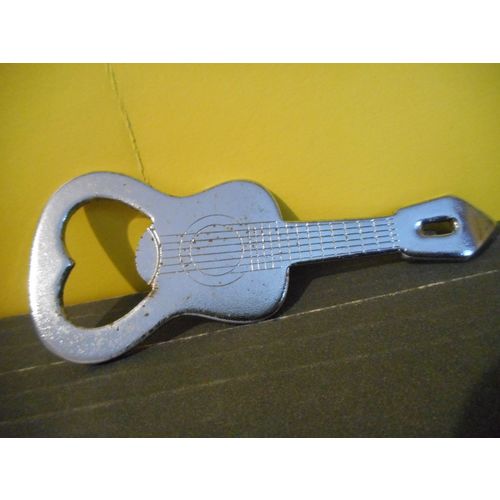 Vintage Guitar Shaped Bottle Opener