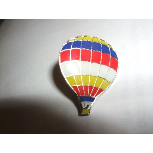 Enamel Hot Air Balloon Badge