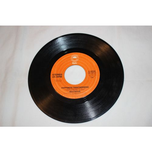 Heatwave 45-THE GROOVE LINE/HAPPINESS TOGETHERNESS STEREO