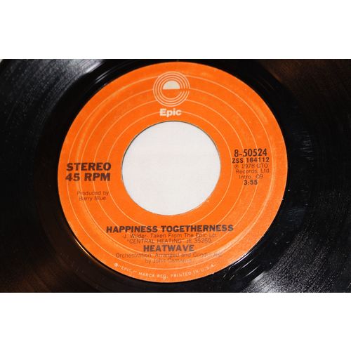 Heatwave 45-THE GROOVE LINE/HAPPINESS TOGETHERNESS STEREO