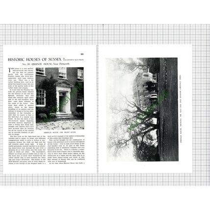 9771) Ebernoe House Petworth Sussex Viscountess Wolseley - 1930 Article
