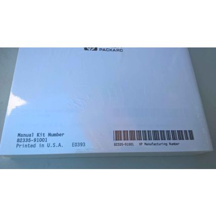 HP Using the HP-1B Interface and Command Library with DOS Kit No.82335-91001