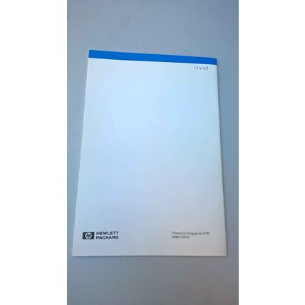 Hewlett Packard HP Mouse Owner's Guide 46960-90016 Manual RARE
