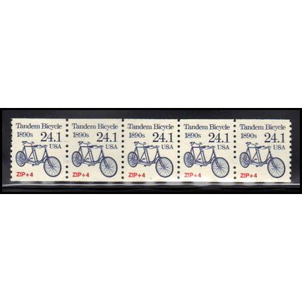 2266 24.1c Tandem Bicycle Very Fine MNH Dry Gum PNC 1/5 X1336