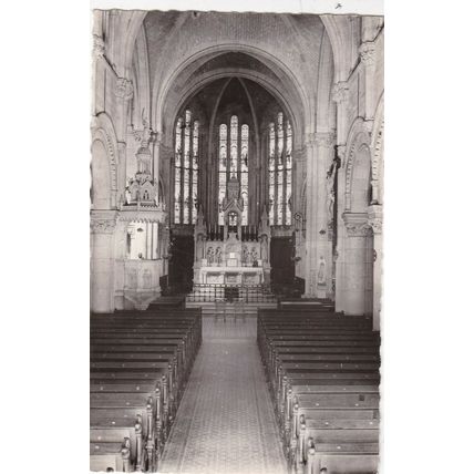 Euville Church France Postcard 1962 used VGC