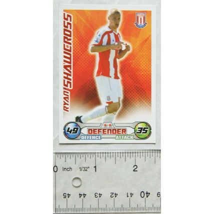 2008/09 Topps Match Attax Trading Card - Ryan Shawcross, Sunderland