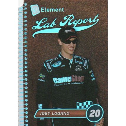 2009 Wheels Element Lab Report Joey Logano #LR19 NASCAR Insert