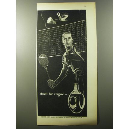 1953 Haig & Haig Scotch Ad - Badmitten Birdie