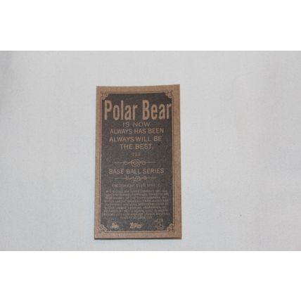 Gary Sheffileld 2002 Topps 206 POLAR BEAR MINI NO. 192A