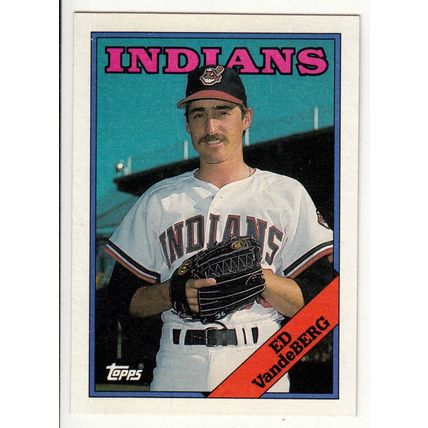 1988 Topps baseball card 421 Ed VandeBerg