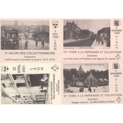 Laon Maison Hotel De La Banniere Garage 4x French Postcard s