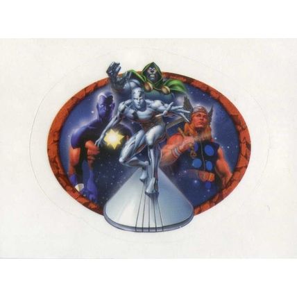 Preziosi's MARVEL HEROES Ultimate Collection - Sticker Letter. N