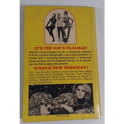 What’s New Pussycat? Paperback By Marvin H. Albert 1st Edition Dell 1965