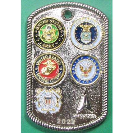 Military Service Thanks. Challenge Coin, Souvenir. 38a.