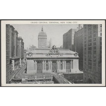 Grand Central Terminal, New York City, c.1920 - East & West Postcard