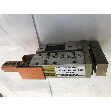 NEW OLD WELKER SBS-24-23-HS-C1 PNEUMATIC CYLINDER, 40mm BORE, 25mm STROKE ,TG