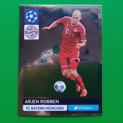 Panini Champions League 2013/14 ARJEN ROBBEN Sticker #303