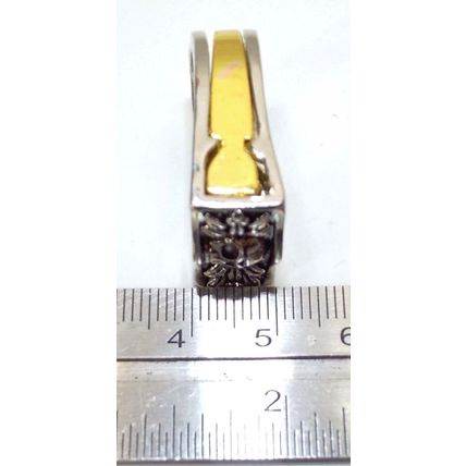 Size 8.5 Gold Plate 925 Sterling Silver Skull Ring Heavy 14.25 Grams Motorcycle