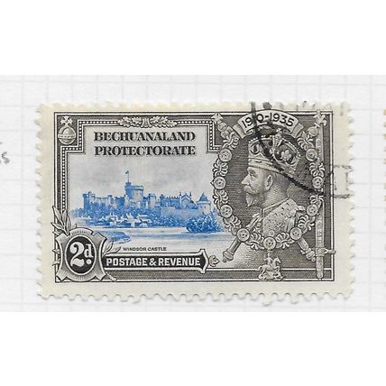 BECHUANALAND 1935 KG5 SILVER JUBILEE WINDSOR CASTLE 2d USED SG112 112 SG