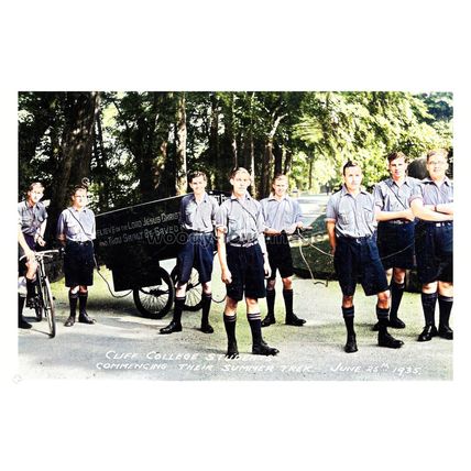 ptc7111 - Derbys' - The 1935 Students Summer Trek at Cliff College - print 6x4