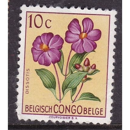 Belgian Congo 1952 Dissotis 10c Mint Hung SG 296 VGC