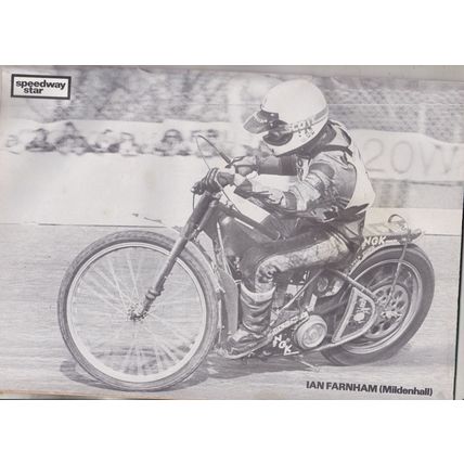Speedway Star magazine : March 31, 1984. Hans Nielsen column.