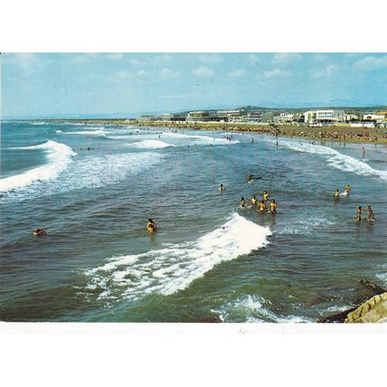 Port La Nouvelle Plage France Postcard used creased