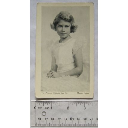 vintage postcard The Princess Elizabeth (age 9) by Marcus Adams