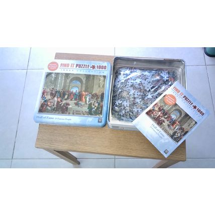 HALL OF FAME: 25 FAMOUS PEOPLE Jigsaw Puzzle (1000 Piece) King (Gift Tin)