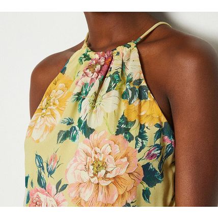 KAREN MILLEN High Neck Print Dress BNWT