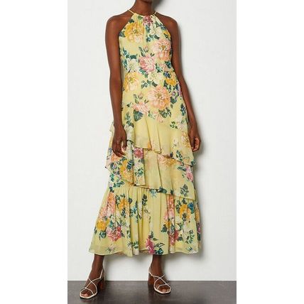KAREN MILLEN High Neck Print Dress BNWT