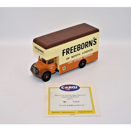 Bedford O Pantechnicon Freeborns Of North London Corgi 1/50 Limited Edition