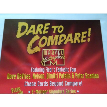 Marvel Masterpieces 1995 Uncut 4 Card Trading Promo Sheet - Wolverine Mutant