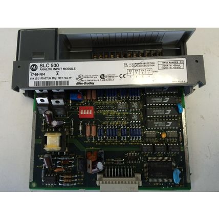 ALLEN BRADLEY 1746-NI4 SCL 500 ANALOG INPUT MODULE,A-B 1746-N14,FI