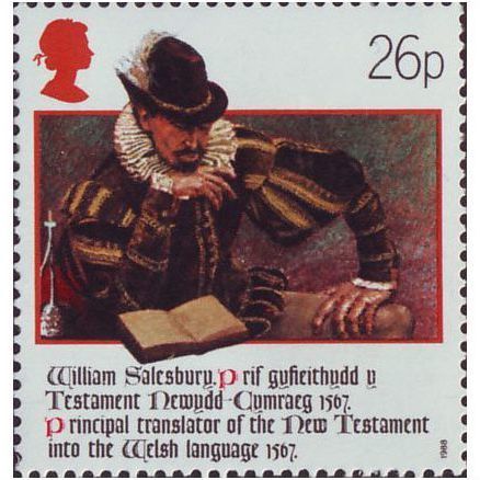 Great Britain 1988 Welsh Bible Salesbury 26p Unmounted Mint NHM SG 1385 stamp