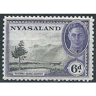 Nyasaland 1945 SG150 6d Black & Violet Mounted Mint ....