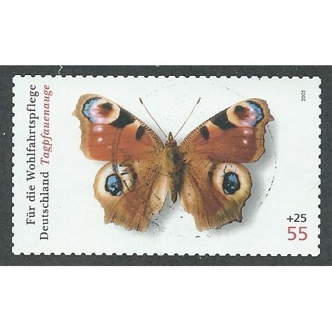 GER 2005 €0.55+25 (S/A) 'BUTTERFLIES' FINE USED (EBID47-642)