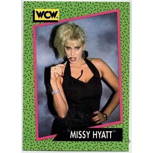 WCW ' MISSY HYATT ' card # 158 (1991)