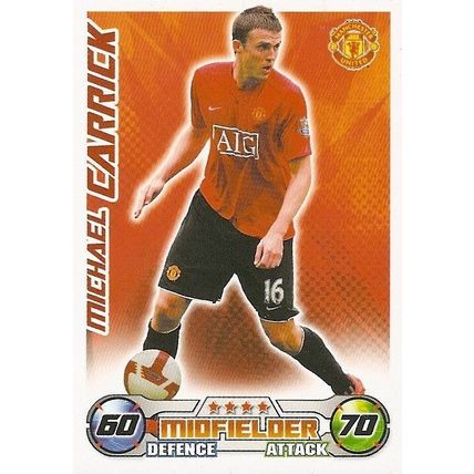 Topps Match Attax 2008/09 Cards: Manchester United - Midfielder, Carrick