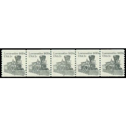 1897A 2c Locomotive Fine MNH Dry Gum PNC 6/5 P0489