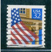 Used 2913 32c U.S. Flag Over Porch Fine CNS 11111 W0825