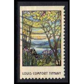 Used 4165 41c Louis Tiffany Fine BPS W4928