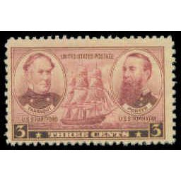 792 3c Farragut-Porter Fine MNH M07648