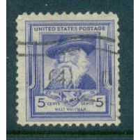 Used 867 5c Walt Whitman Fine NA1591