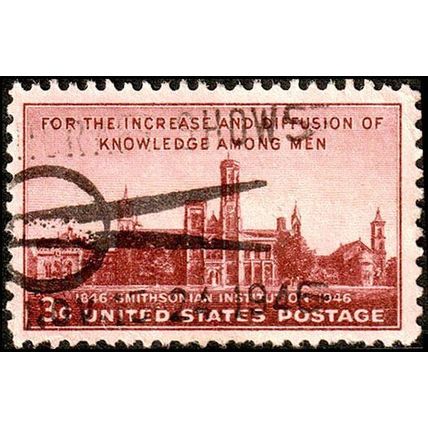 USA 1946 Smithsonian Institution 3c Used Stamp