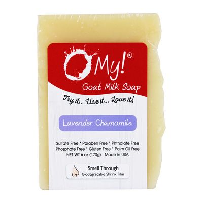 O My! Goat Milk Soap Bar - Made with Farm-Fresh Goat Milk - Moisturizes skin ...