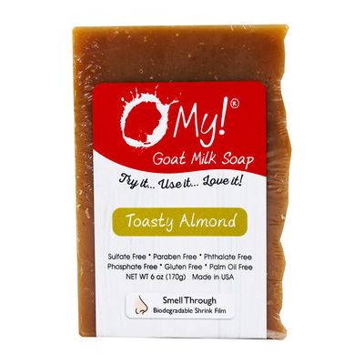 O My! Goat Milk Soap Bar - Made with Farm-Fresh Goat Milk - Moisturizes skin ...